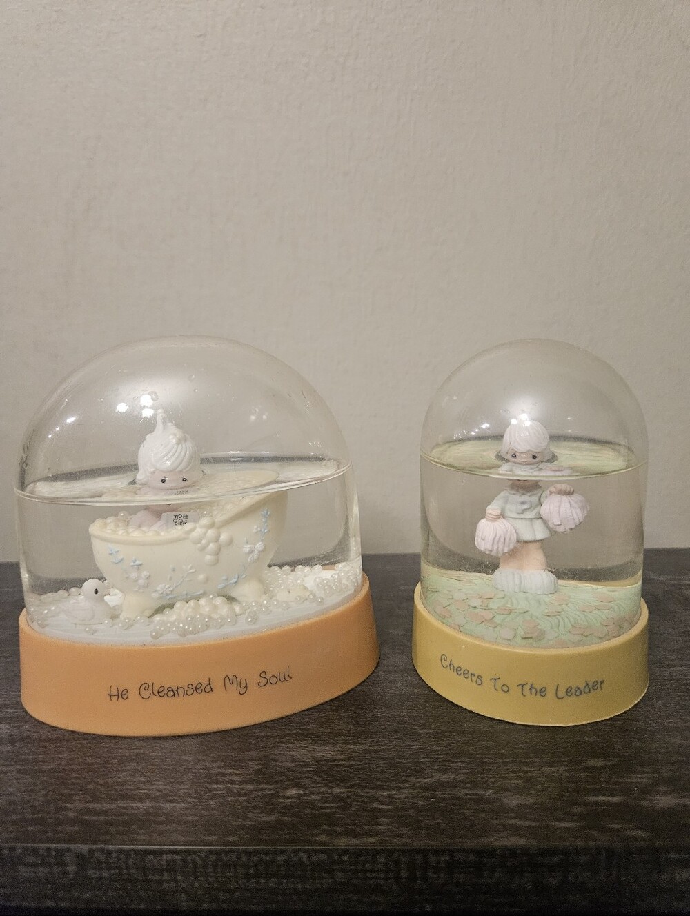 Vintage Precious Moments Snow Globes - Lot of 2 (1988 & 1997)